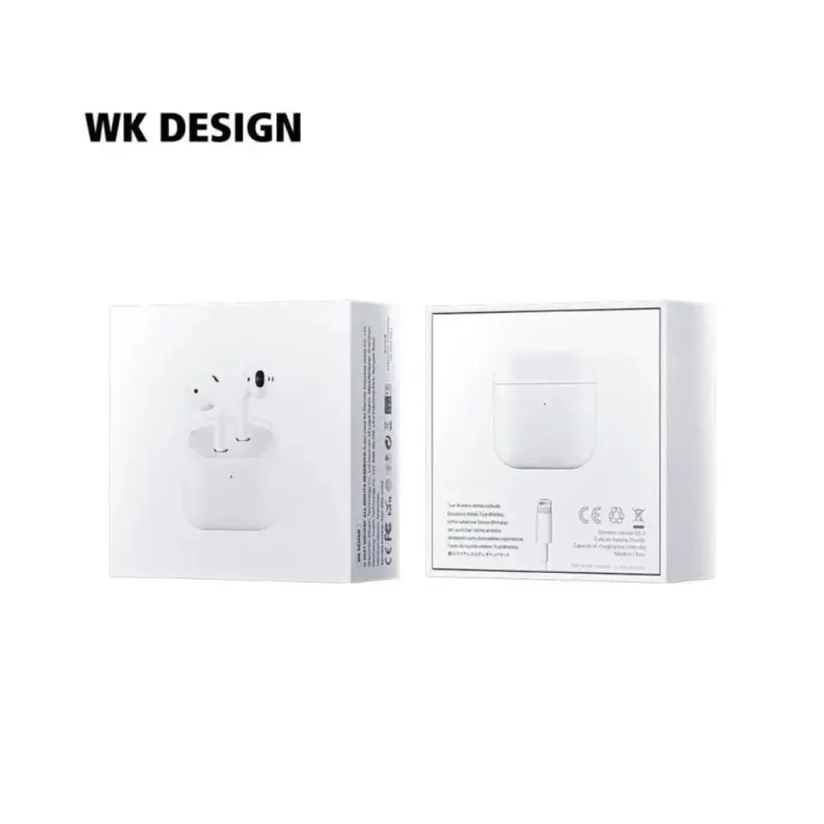 Ακουστικά Earphone TWS WK BT V04 Λευκό - Photo2