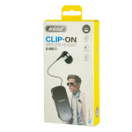Ακουστικό πέτου Bluetooth Handsfree Andowl Q-EH611 μαύρο - Image 2