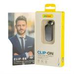 Ακουστικό πέτου Bluetooth Handsfree Andowl Q-EH611 μαύρο - Image 3