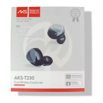 AKS-T230 In-ear Bluetooth Handsfree Ακουστικά με Θήκη Φόρτισης - Μαύρο - Photo4