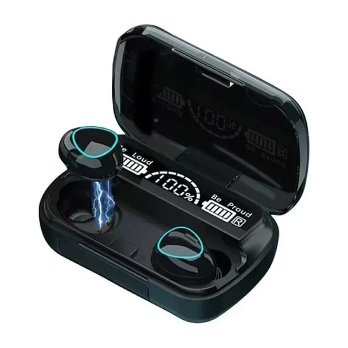 AKS-T230 In-ear Bluetooth Handsfree Ακουστικά με Θήκη Φόρτισης - Μαύρο - Photo5