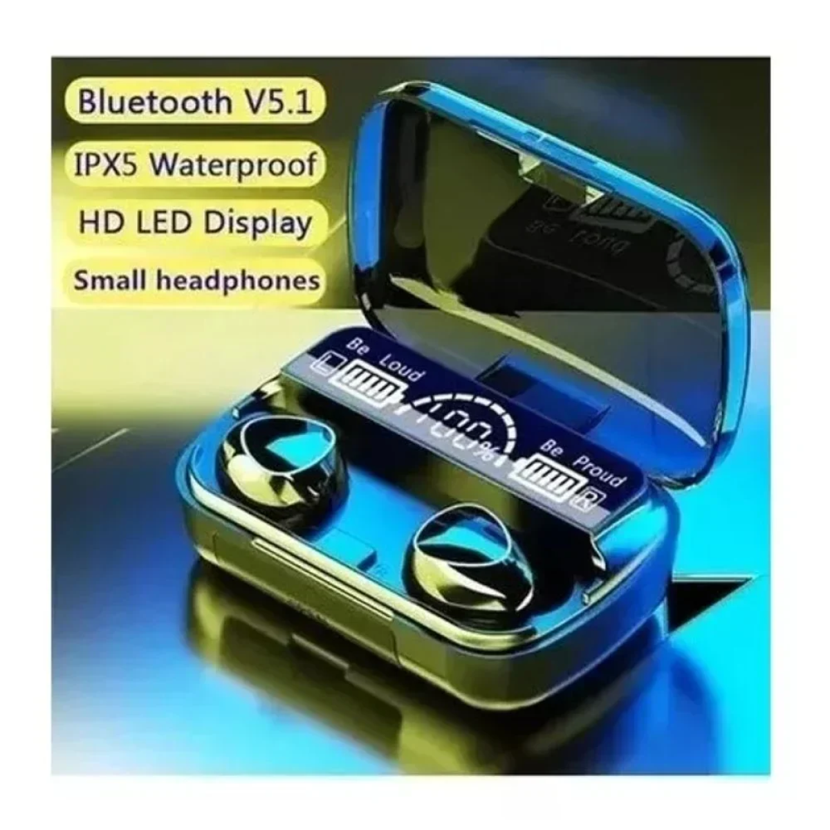 AKS-T230 In-ear Bluetooth Handsfree Ακουστικά με Θήκη Φόρτισης - Μαύρο - Photo6