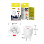 Ανιχνευτής διαρροής γκαζιού πρίζας – WiFi Andowl Q-MQ25 λευκό - Image 4