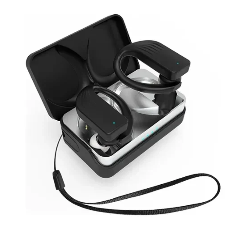 Ασύρματα ακουστικά Bluetooth In-ear Handsfree με θήκη φόρτισης D78 TWS - μαύρα