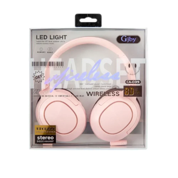 Ασύρματα Bluetooth Ακουστικά GJBY CA-039 - Ροζ