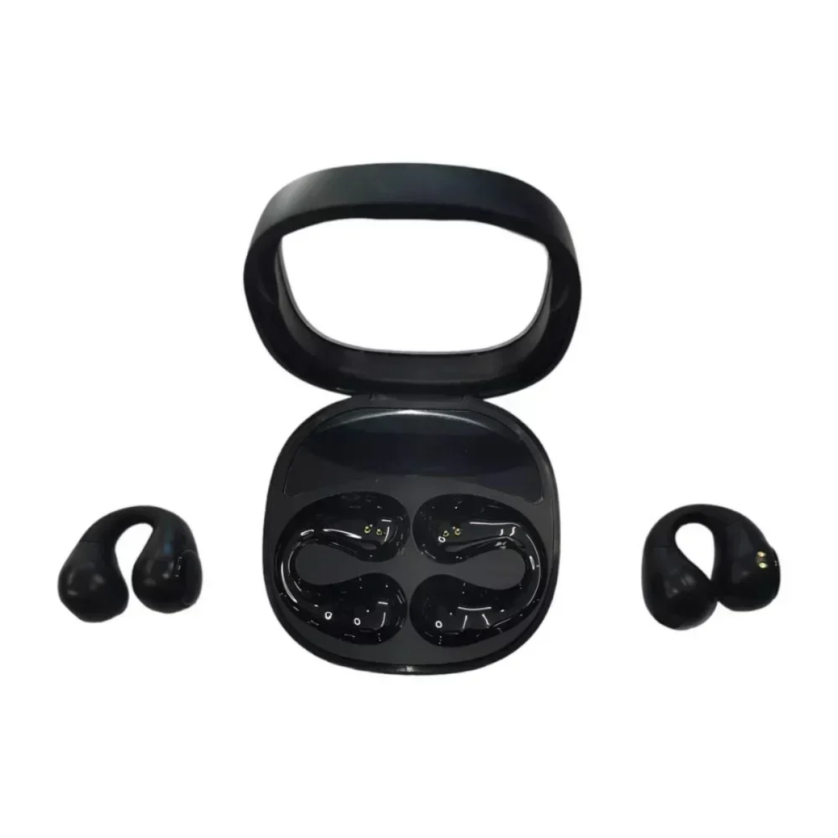 Ασύρματα Clip-on Ear Ακουστικά Bluetooth AKS-T270, Μαύρο - Photo2