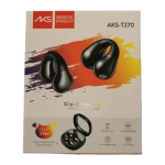 Ασύρματα Clip-on Ear Ακουστικά Bluetooth AKS-T270, Μαύρο - Photo3