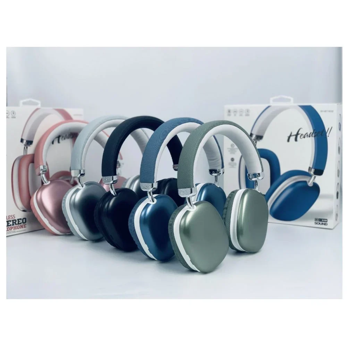 Ασύρματα Στερεοφωνικά Ακουστικά Bluetooth SY-BT1632, Ασημί - Photo4