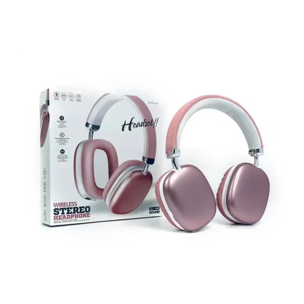 Ασύρματα Στερεοφωνικά Ακουστικά Bluetooth SY-BT1632, Ροζ - Photo1