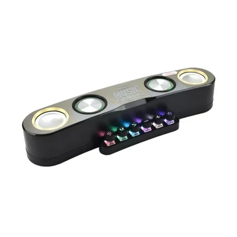 Ασύρματη μπάρα ήχου Bluetooth 5W*2 USB FM Andowl Q-YX800 – μαύρο, ασημί