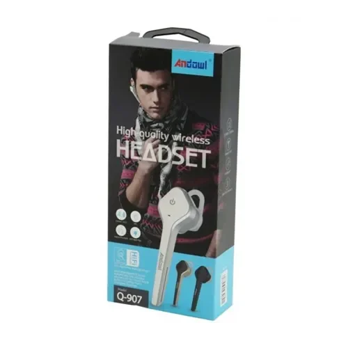 Ασύρματo ακουστικό Bluetooth Handsfree Andowl Q-907 λευκό