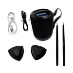 Ασύρματο Drum Kit με φορητό ηχείο Andowl Q-GU2P – μαύρο