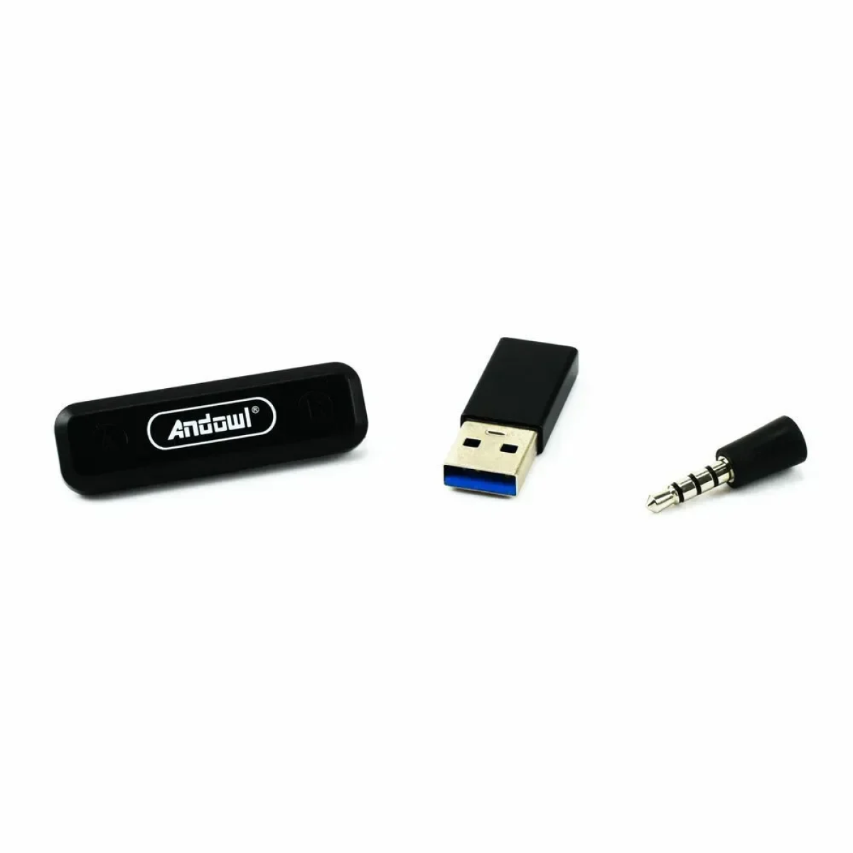 Ασύρματος αντάπτορας ήχου Bluetooth 5.0 Receiver με θύρα εξόδου USB Andowl Q-SW455 - Image 4