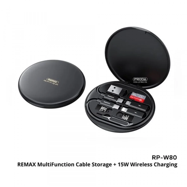 Ασύρματος Φορτιστής Remax RP-W80 15W - Μαύρο - Photo1