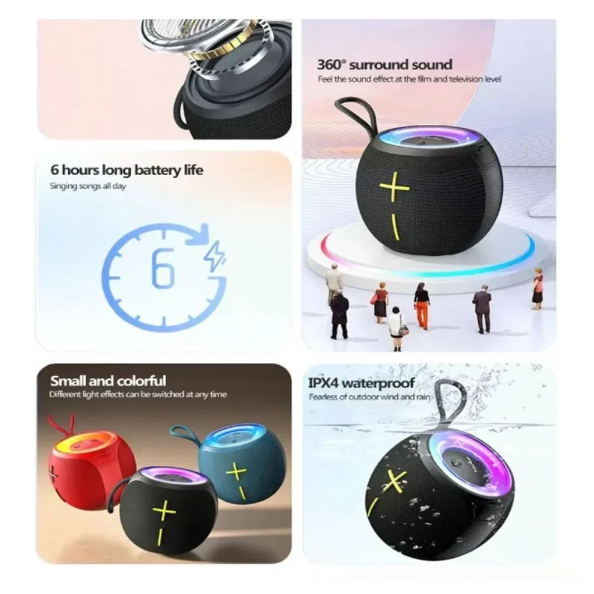 Awei KA19 Αδιάβροχο Ηχείο Bluetooth Εξωτερικού Χώρου 12W - Μπλε