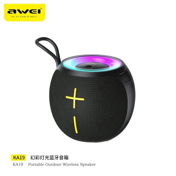 Awei KA19 Αδιάβροχο Ηχείο Bluetooth Εξωτερικού Χώρου 12W - Μαύρο