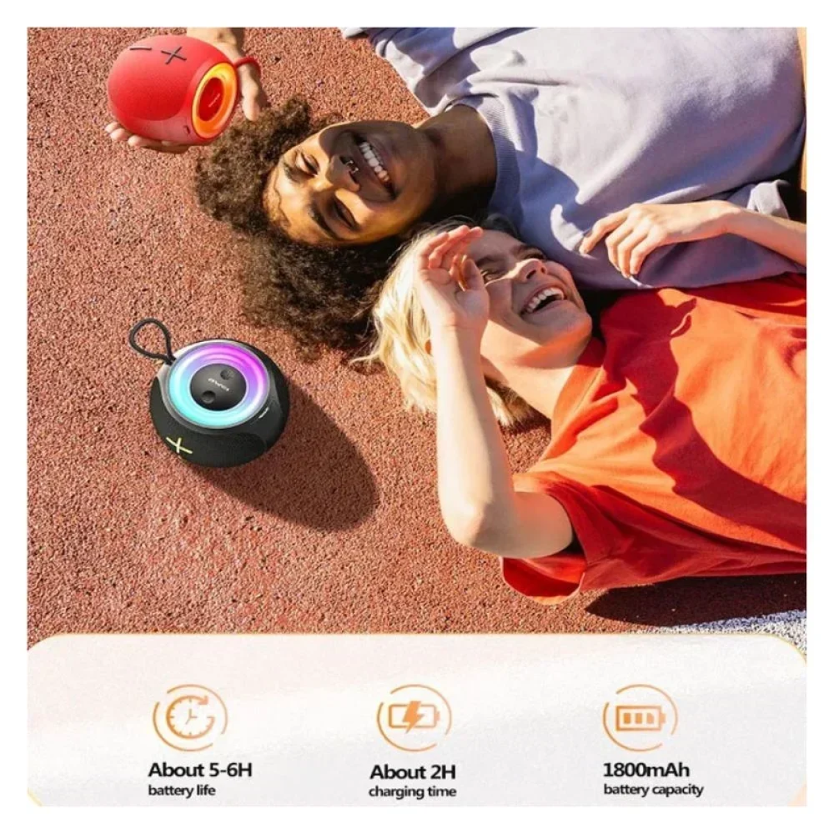 Awei KA19 Αδιάβροχο Ηχείο Bluetooth Εξωτερικού Χώρου 12W - Μαύρο