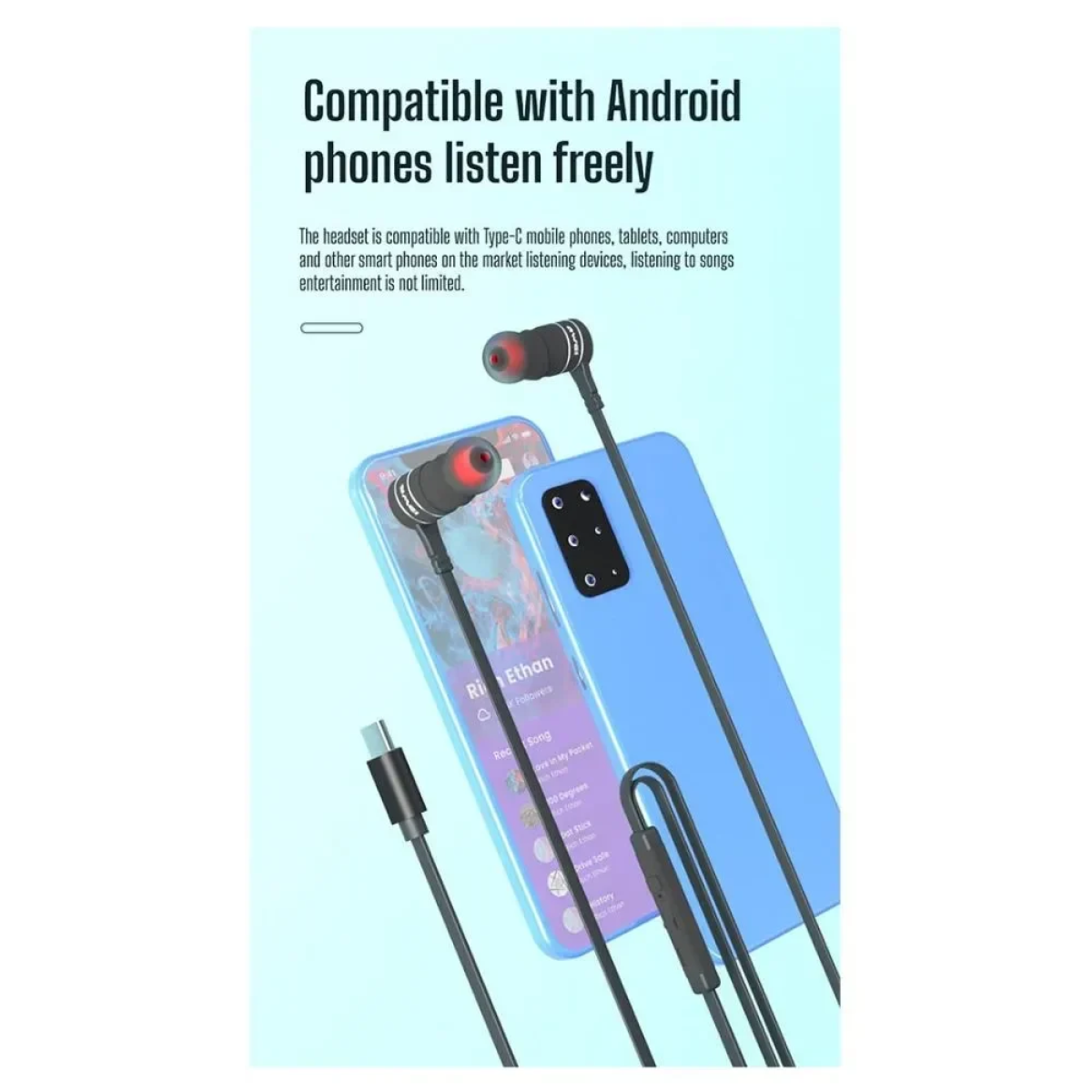Awei PC-8T Ακουστικά In-Ear Type-C - Photo6