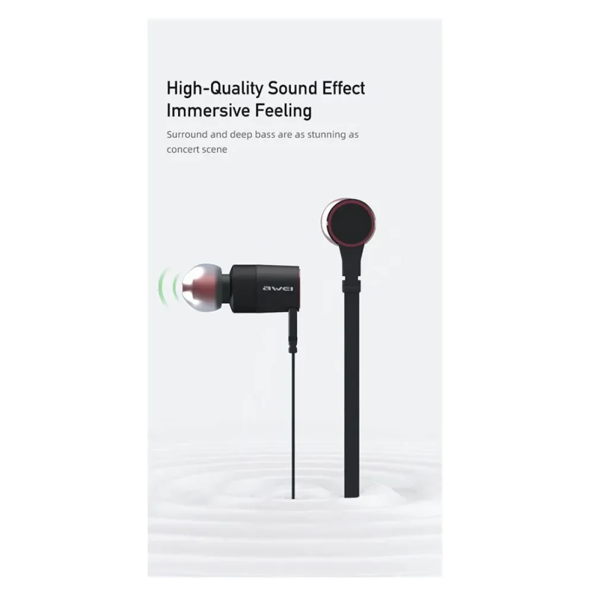 Awei PC-9T In-ear Handsfree Ακουστικά με Βύσμα USB-C - Photo3