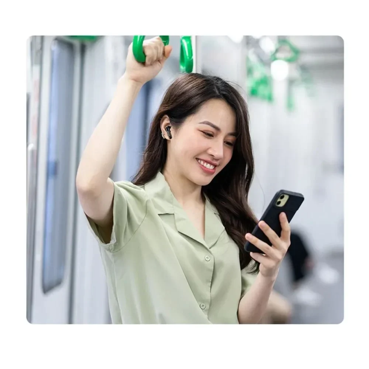 Awei T68 ENC Earbud Bluetooth Handsfree Ακουστικά με Θήκη Φόρτισης Μαύρα - Photo5