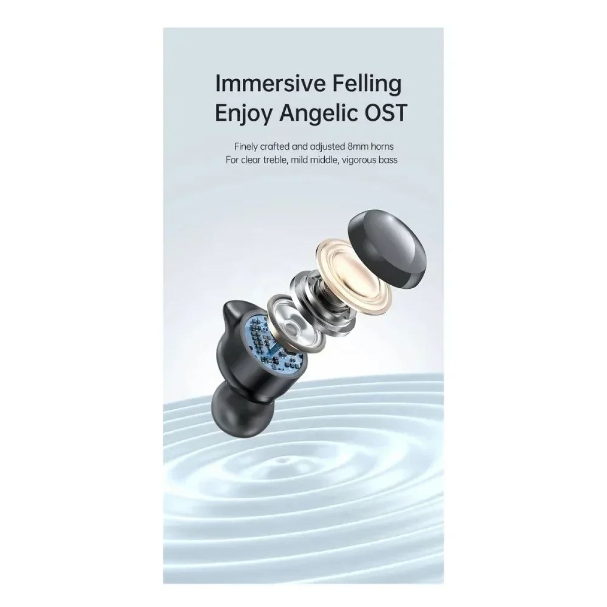 Awei-T78 In-ear Ασύρματα Ακουστικά Bluetooth 5.3 με Θήκη Φόρτισης - Μαύρο - Photo4