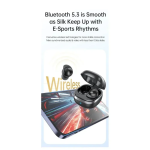 Awei-T78 In-ear Ασύρματα Ακουστικά Bluetooth 5.3 με Θήκη Φόρτισης - Μαύρο - Photo6