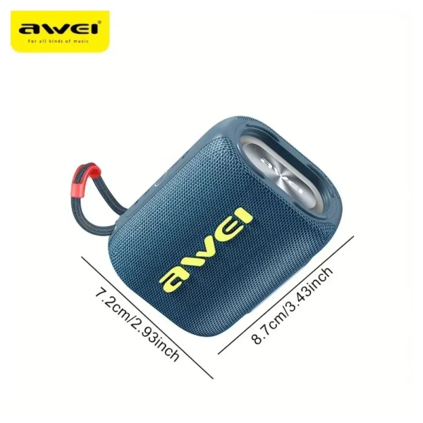 Awei Y382 Φορητό Ηχείο Subwoofer, Μπλε