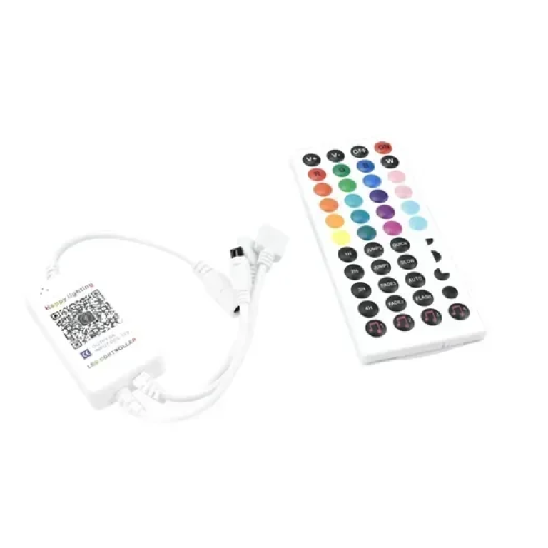 Controller WiFi με τηλεχειριστήριο για ταινία LED RGB 12V 6A Andowl Q-DL50 – λευκό