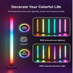 Διακοσμητικό φωτιστικό μπάρα LED RGB 1 τεμάχιο SAL061-Y μαύρο - Image 3