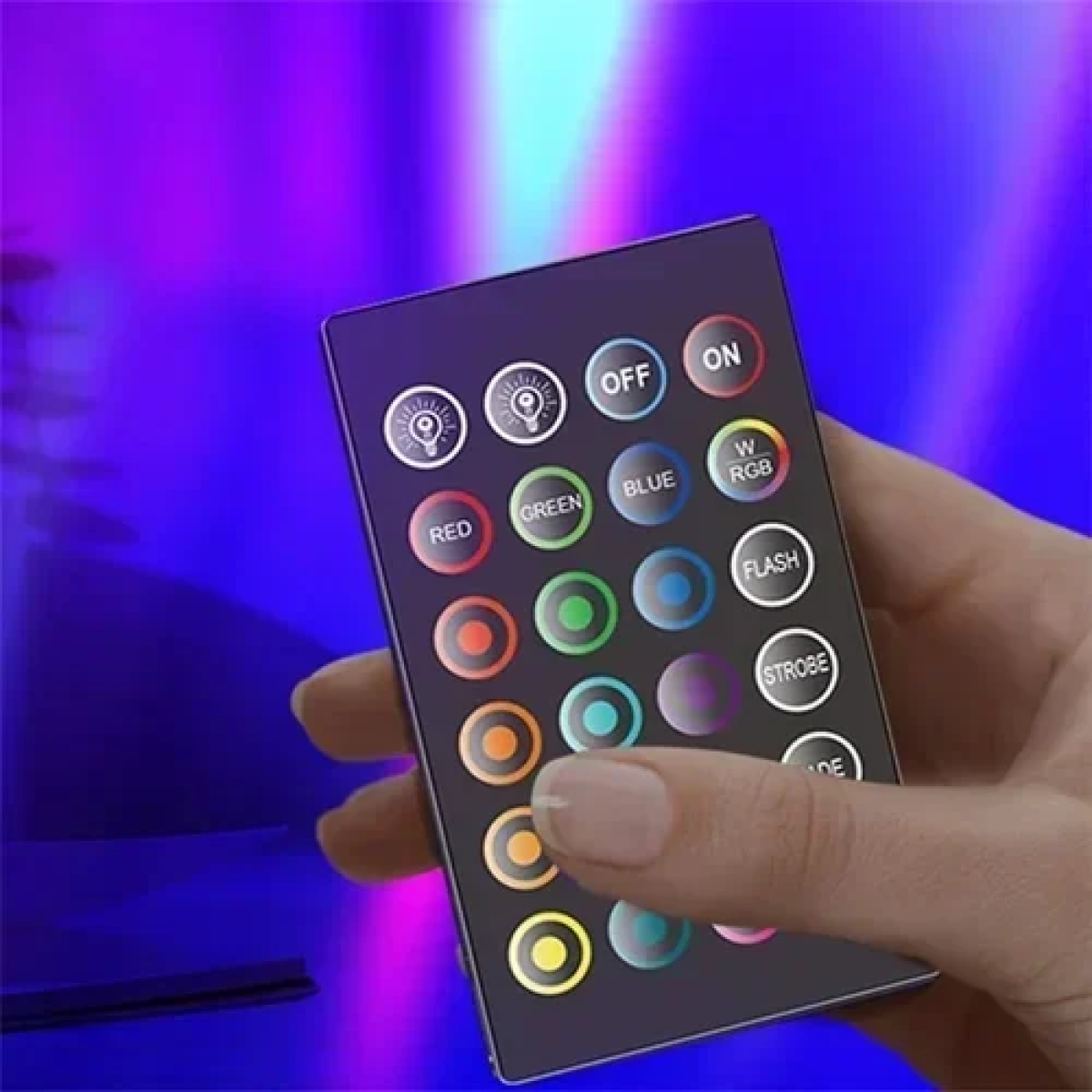 Διακοσμητικό φωτιστικό μπάρα LED RGB 2 τεμάχια - Magic RGB Basic SAL042-Y μαύρο - Image 3
