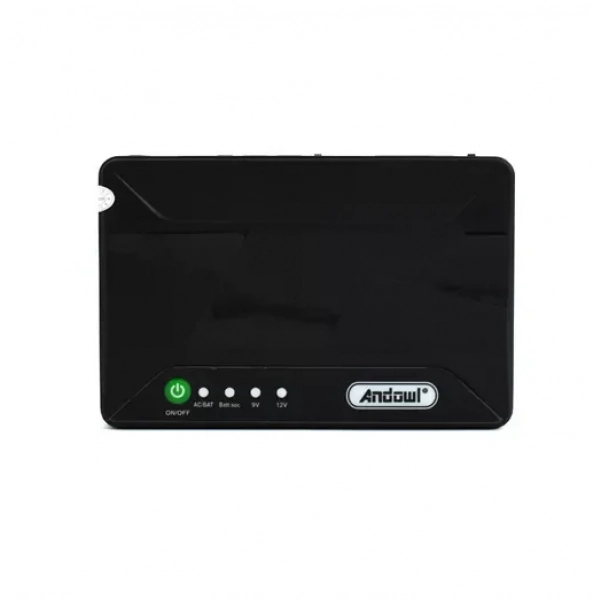 Δικτυακό φορητό Mini DC UPS 10000mAh USB, RJ-45 Andowl Q-UP700 – μαύρο