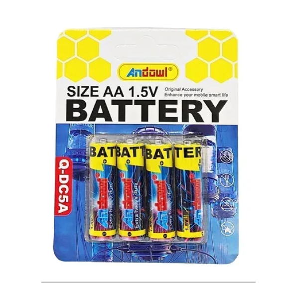 Επαναφορτιζόμενες μπαταρίες AA 1.5V 4 τεμάχια Andowl Q-DC5A