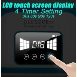 Επαγγελματικό φουρνάκι νυχιών 120W Nail Lamp Blueque BQ V10 - λευκό/μπλε - Image 4