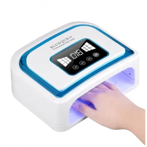 Επαγγελματικό φουρνάκι νυχιών 120W Nail Lamp Blueque BQ V10 - λευκό/μπλε