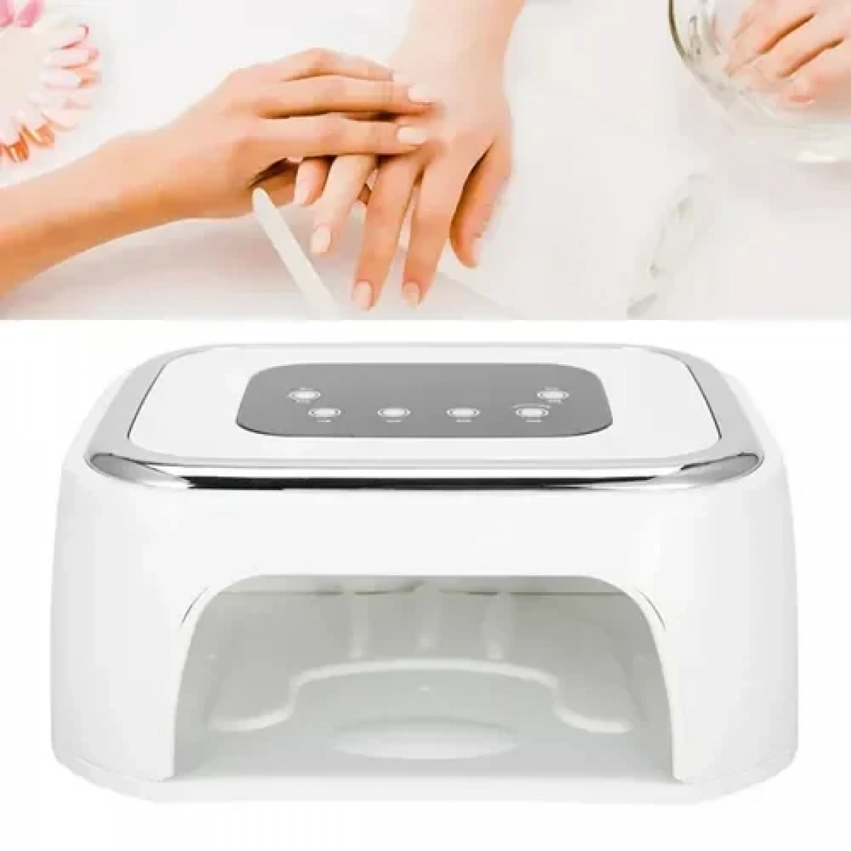 Επαγγελματικό φουρνάκι νυχιών UV LED Nail Lamp XW-S4 λευκό - Image 6