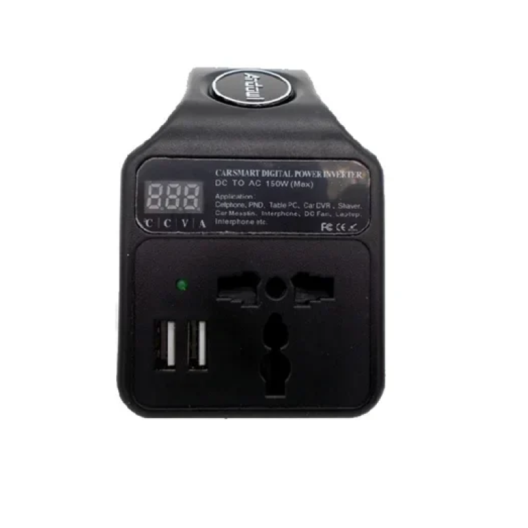 Έξυπνος μετατροπέας ισχύος αυτοκινήτου 150W DC σε AC Andowl QY-4168
