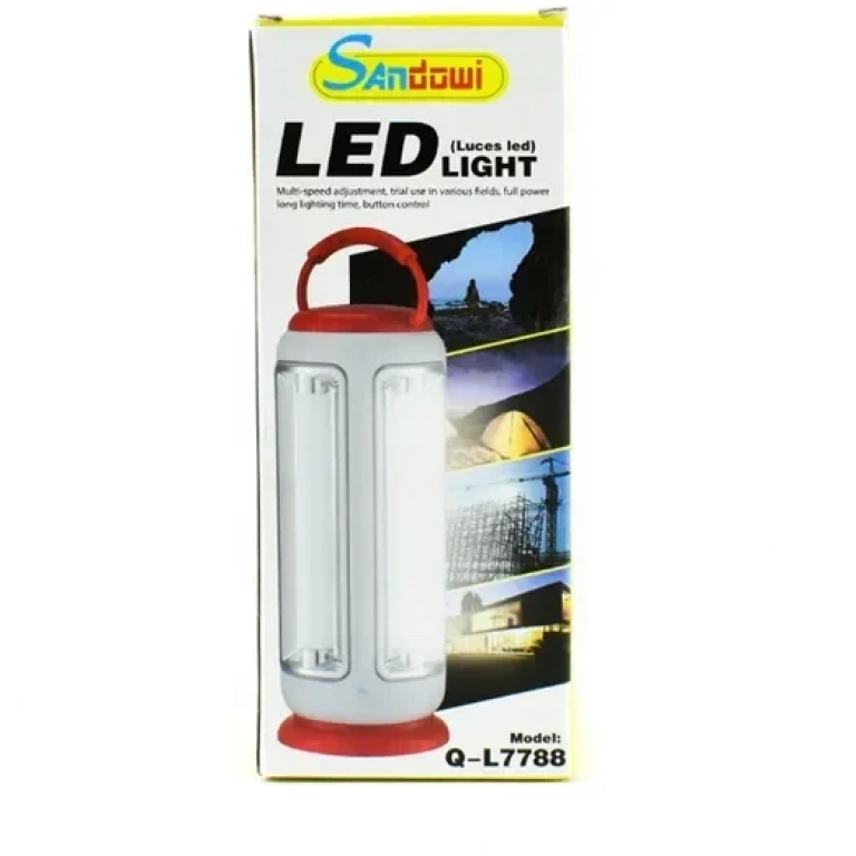 Φανάρι LED μπαταρίας Andowl Q-L7788 - κόκκινο
