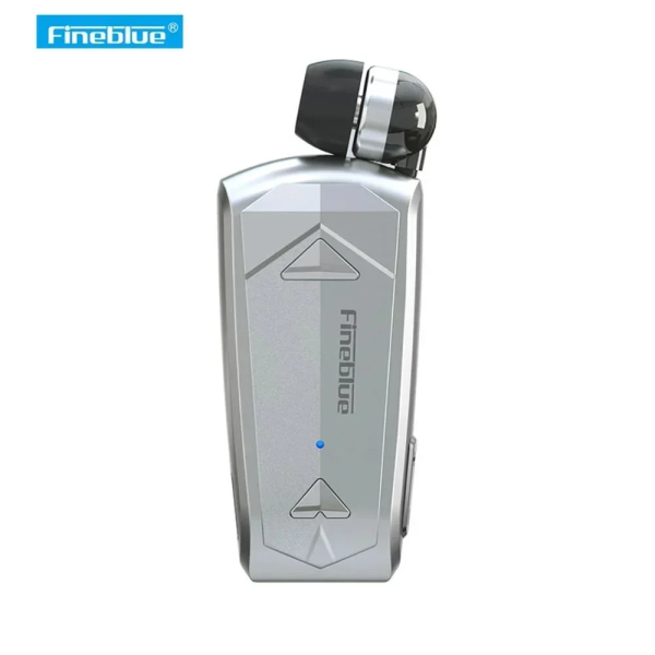 Fineblue F520 In-ear Bluetooth Handsfree Ακουστικό Πέτου Ασημί - Photo1