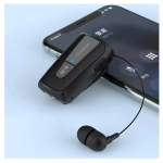 Firo H15 Ασύρματο Clip-on Μονό Ακουστικό Type-C, Μαύρο - Photo4