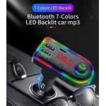 FM Transmitter και φορτιστής αυτοκινήτου Andowl Q-C75 μαύρο - Image 2