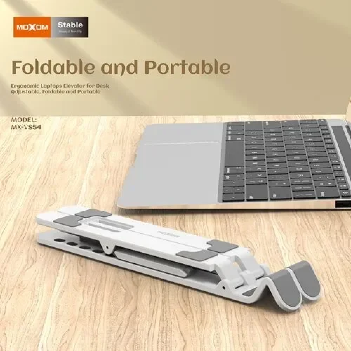 Φορητή βάση για Laptop και Tablet 11 - 17 ιντσών Moxom MX-VS54 μαύρο - Image 5