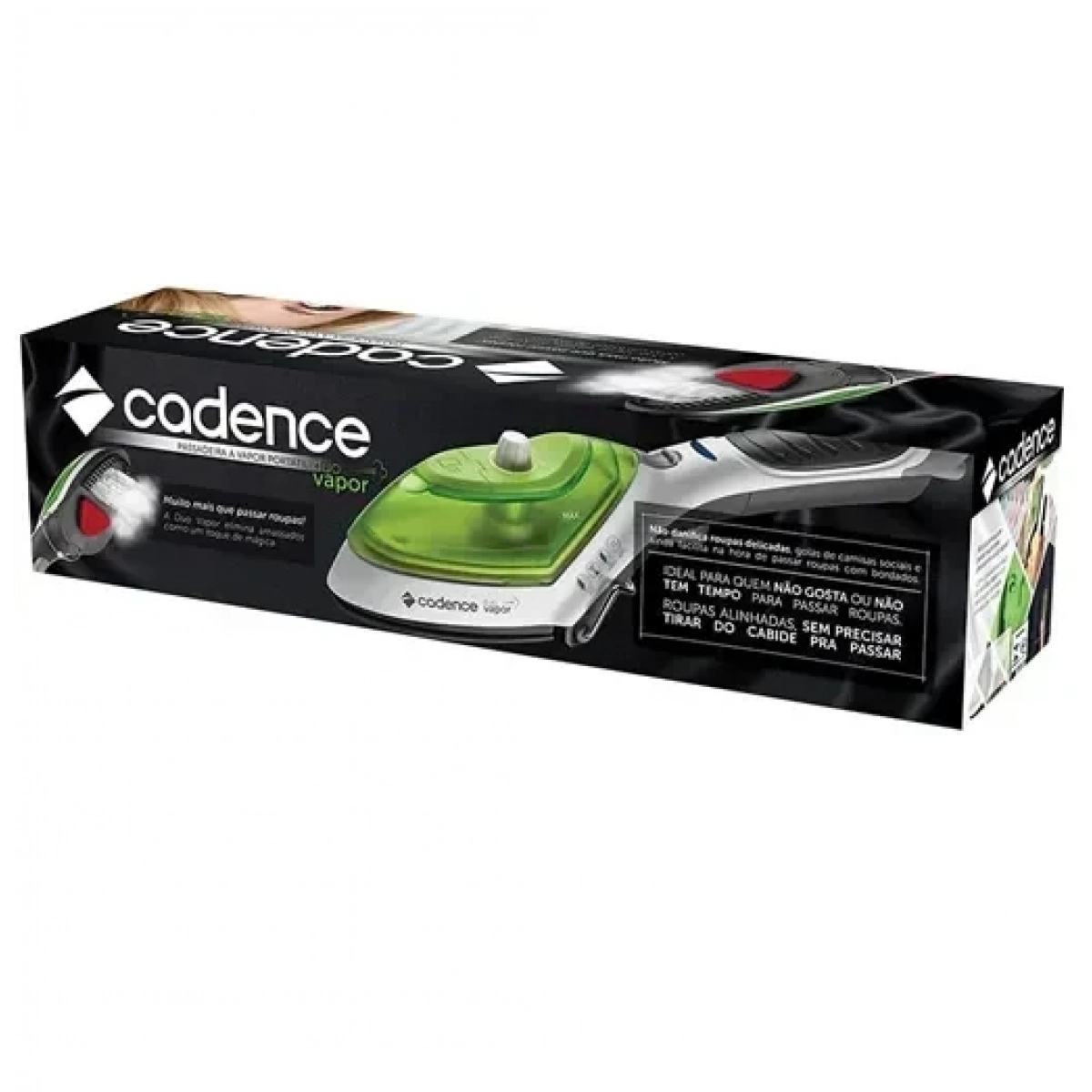 Φορητό ατμοσίδερο ρούχων χειρός 800W 110V Cadence - πράσινο - Image 7