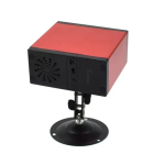 Φορητό Bluetooth V5.0 ηχείο & φωτορυθμικός προβολέας RGB με κάρτα TF Andowl Q-RGK02 – κόκκινο - Image 3