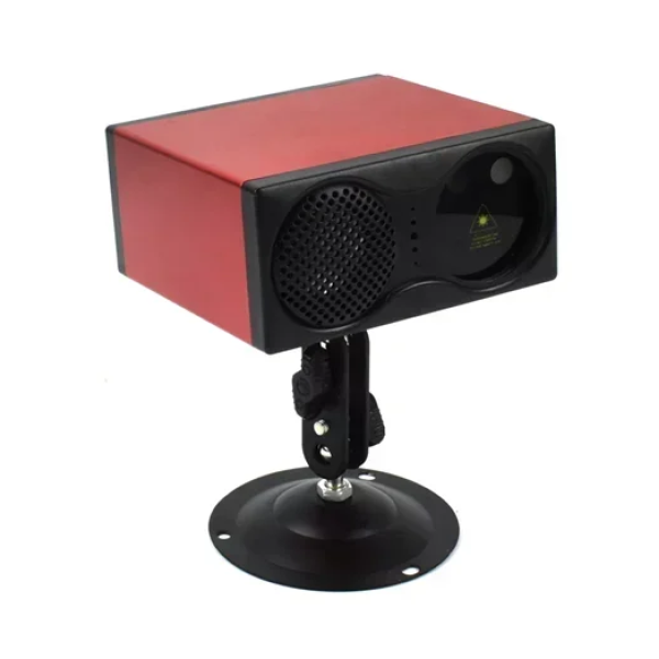 Φορητό Bluetooth V5.0 ηχείο & φωτορυθμικός προβολέας RGB με κάρτα TF Andowl Q-RGK02 – κόκκινο