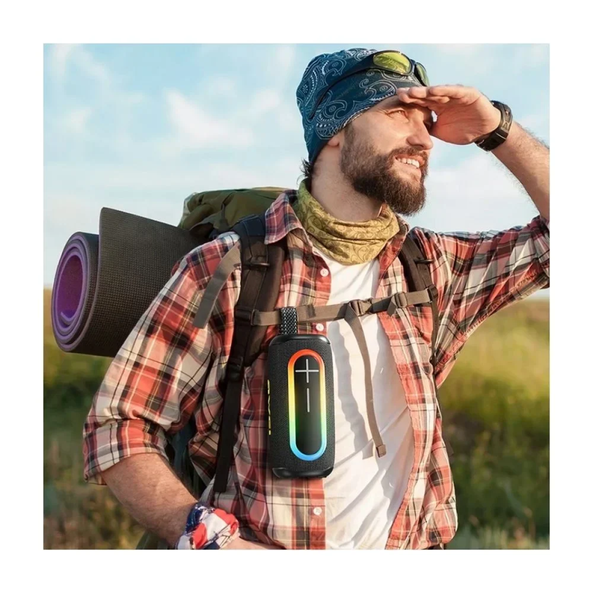 Φορητό Ηχείο Bluetooth Awei Y885 με LED