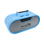 Φορητό ηχείο Bluetooth FM, USB, κάρτα TF Andowl QW09 – μπεζ - Image 2