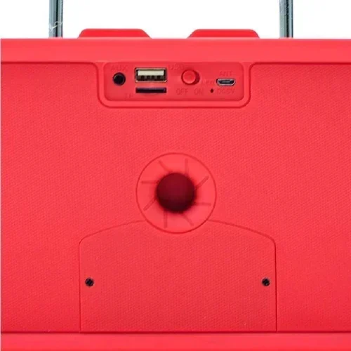 Φορητό ηχείο Bluetooth FM, USB, κάρτα TF Andowl QW09 – κόκκινο - Image 3
