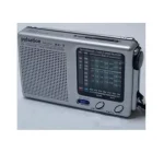 Φορητό ραδιόφωνο τσέπης FM/AM/SW/TV Pulsation KK-9 ασημί