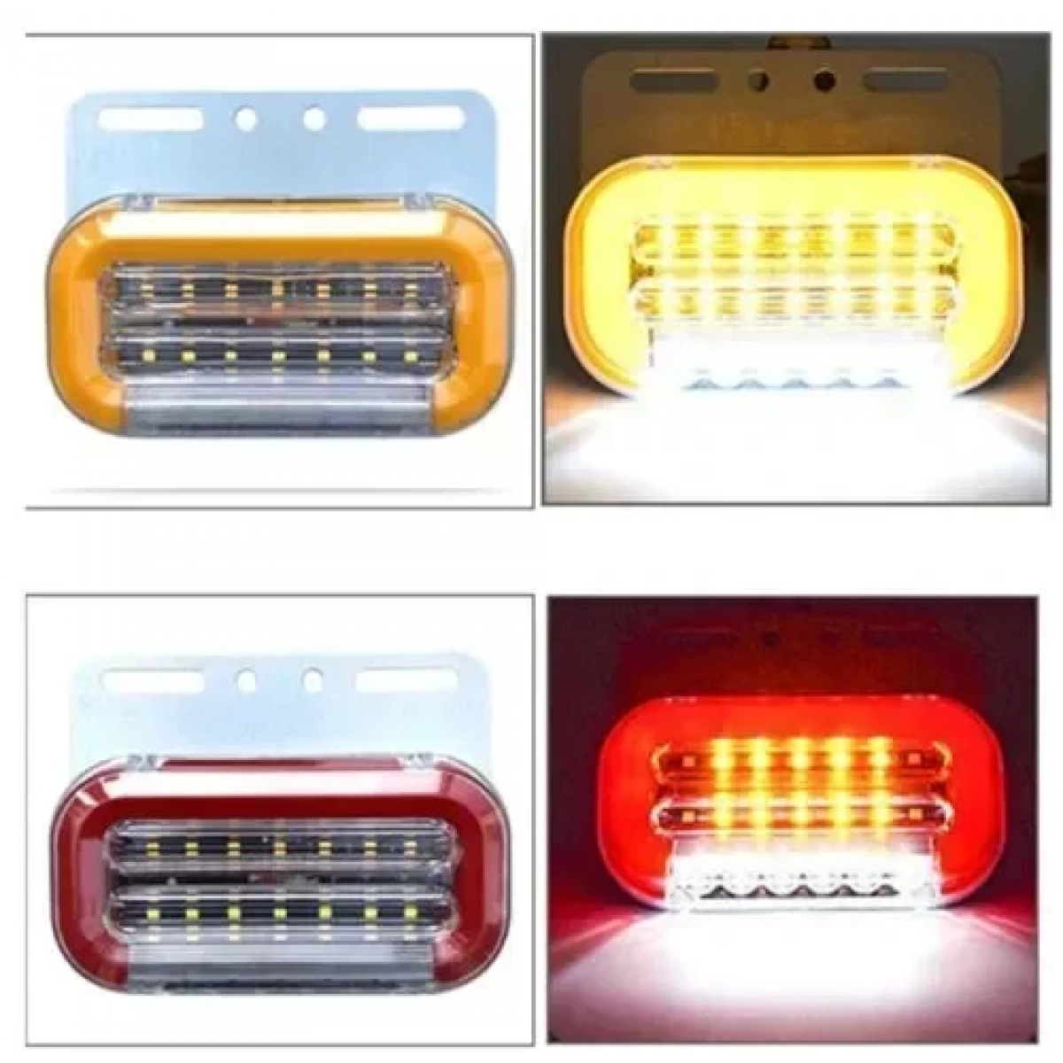 Φως LED όγκου και σημάνσεως 13.5cm 20LED κίτρινου φωτισμού 24V OEM - Image 4