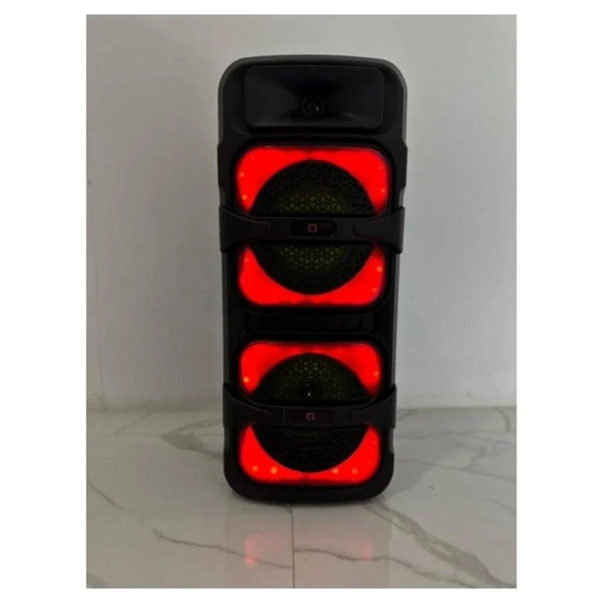 Ηχείο Bluetooth 2 x 8" QL-8803 Στερεοφωνικό με Ψηφιακή Οθόνη, Ενσύρματο Μικρόφωνο και Τηλεχειριστήριο